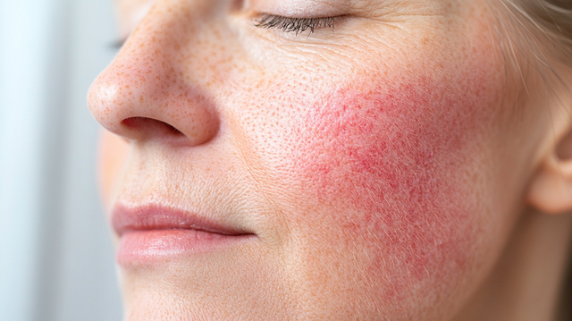 Lupus affecting skin and patients use Plaquenil to treat